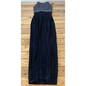 Vintage Tadashi Sleeveless Ball Gown Size Large Women’s Black